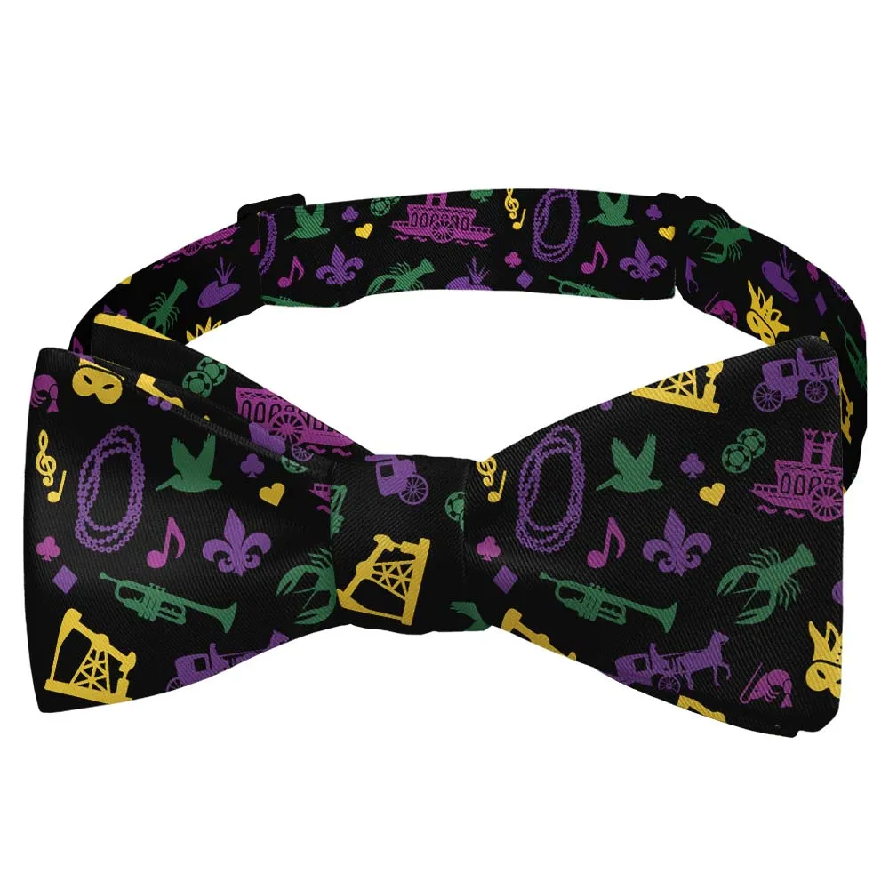 Pelican Crawfish Heritage Motif Bow Tie