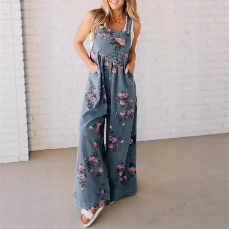 Utility Drawstring Lapel-Neck Jumpsuit