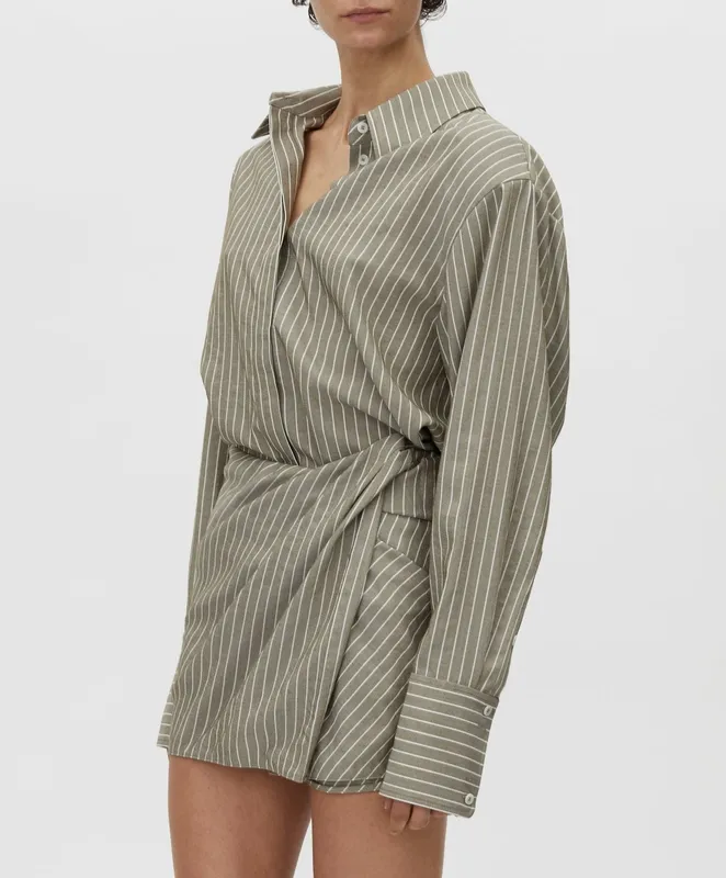 Ash Stripe Striped Skirt