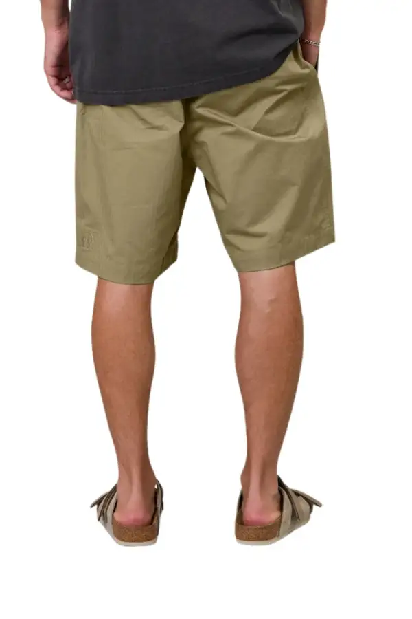 Elastic Waist Drawstring Casual Shorts