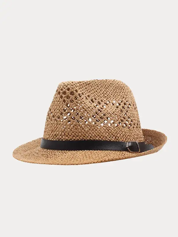 The Classic Handwoven Straw Fedora
