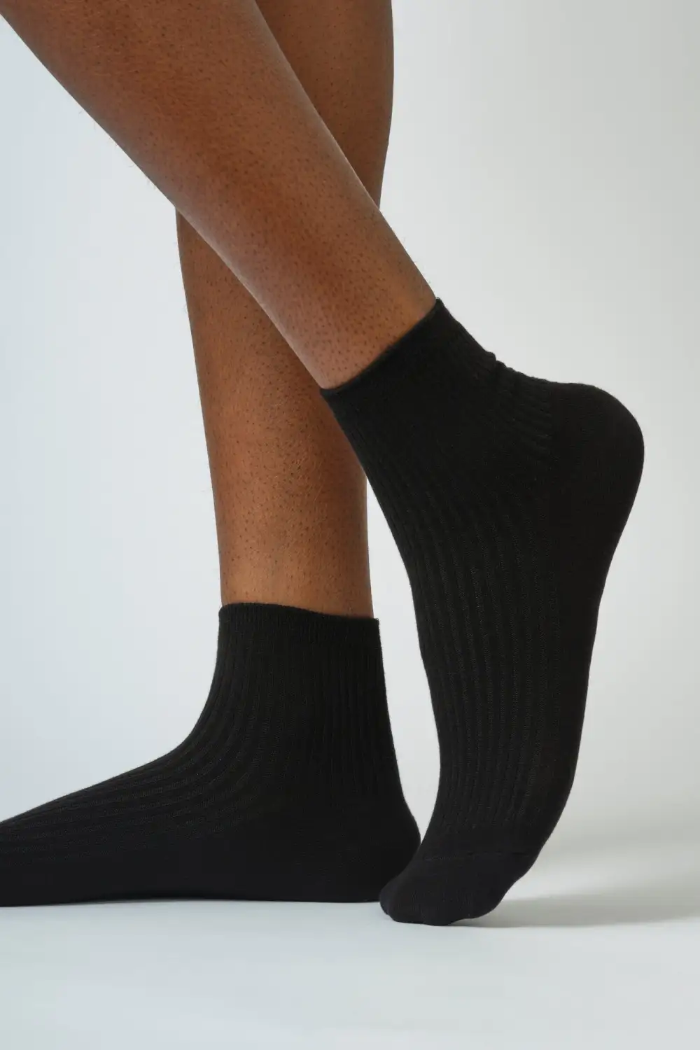 Refined Short Cotton Blend Socks