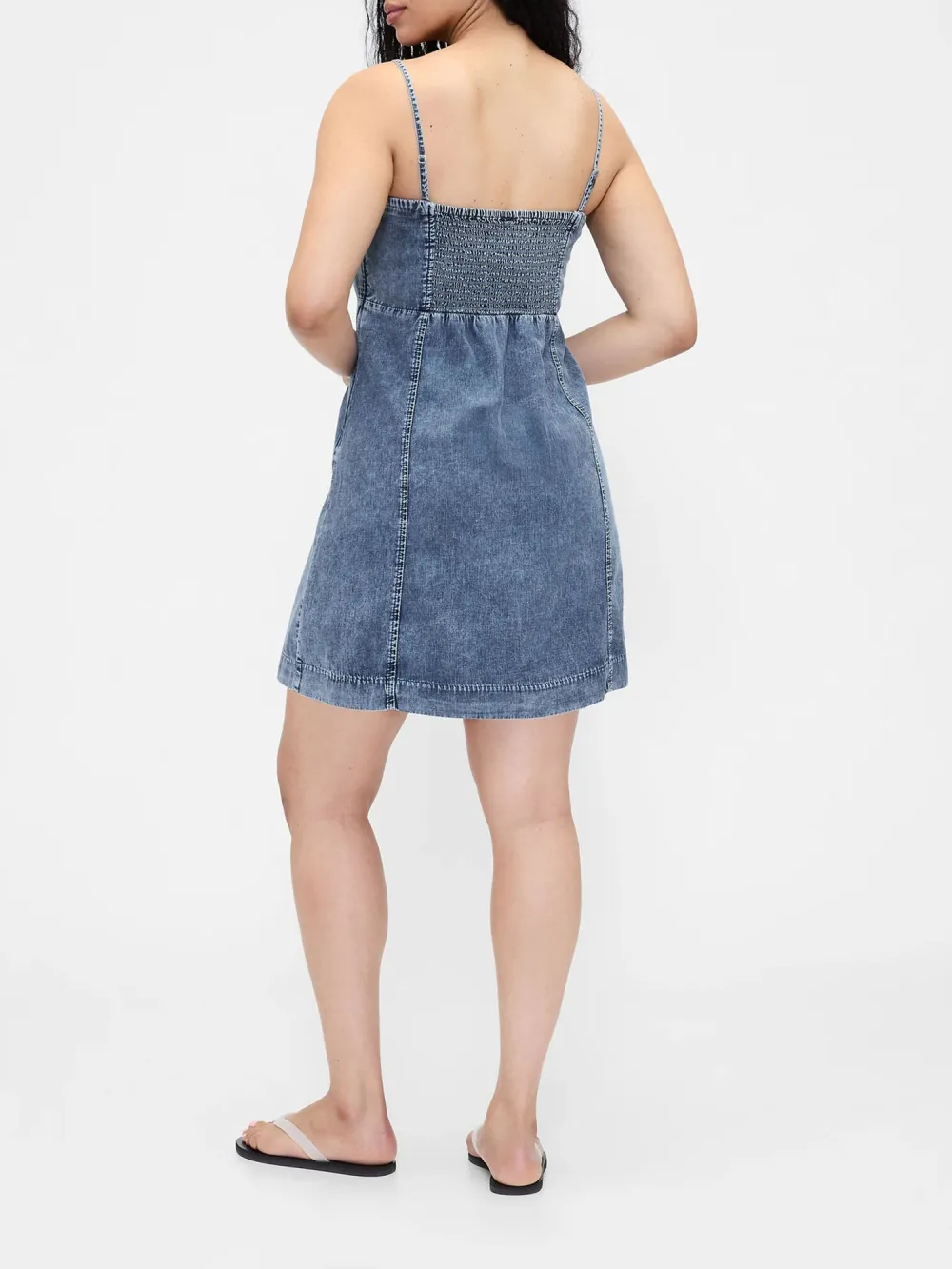 Square Neck Short Dress