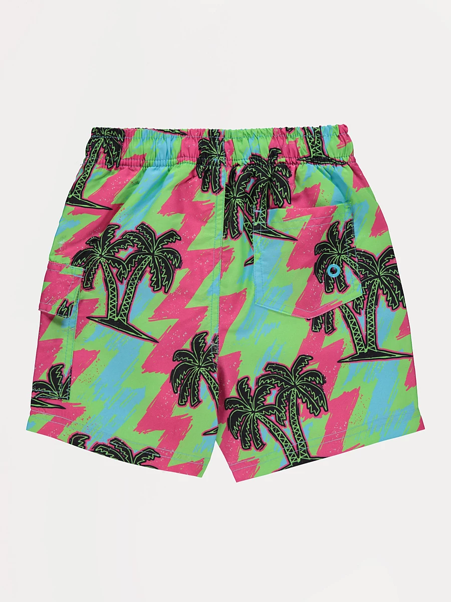 Bright Palm Tree Rad Riptide Swim Shorts detail 2