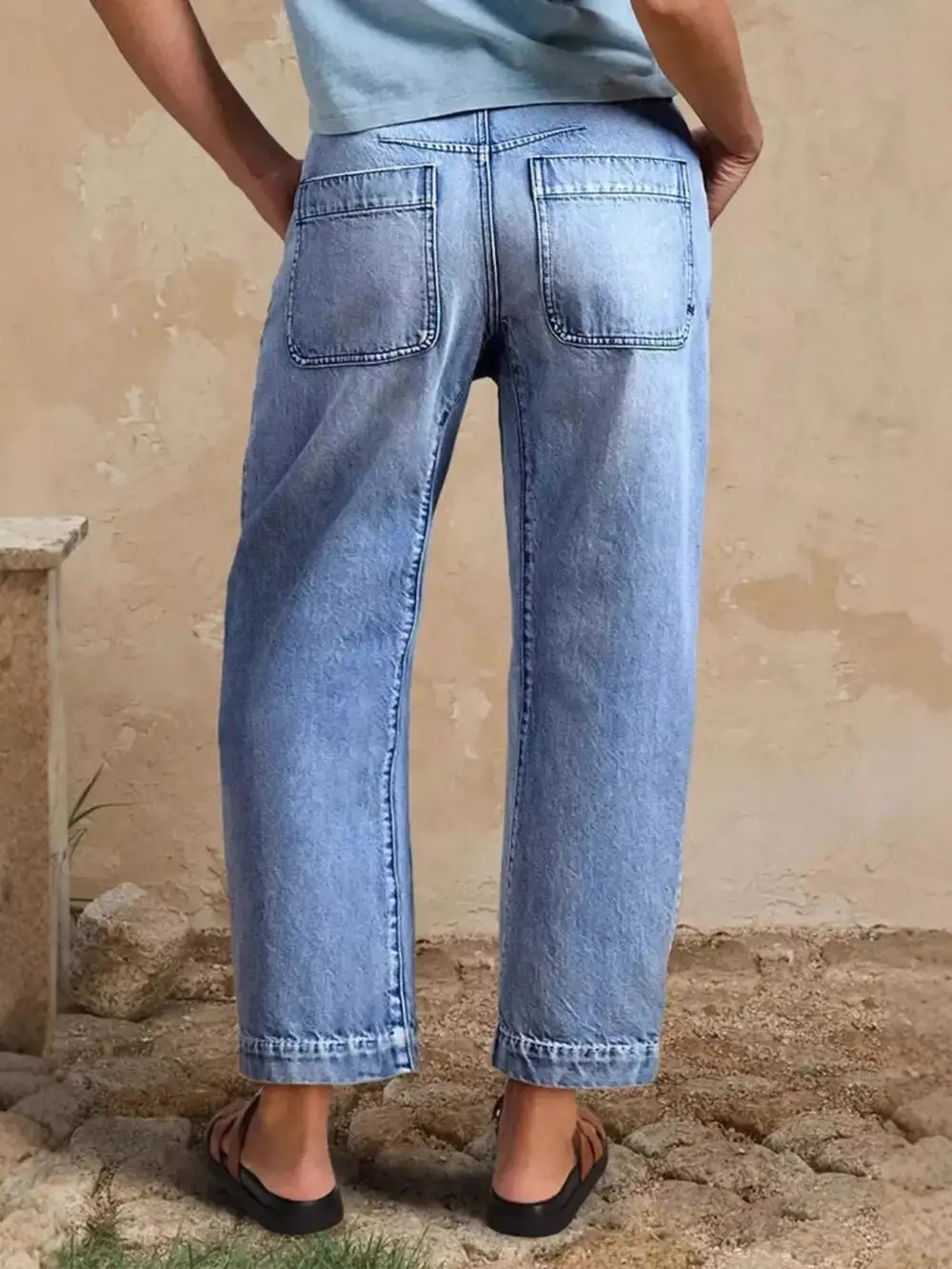 High-Waisted Relaxed Fit Jeans For Women
