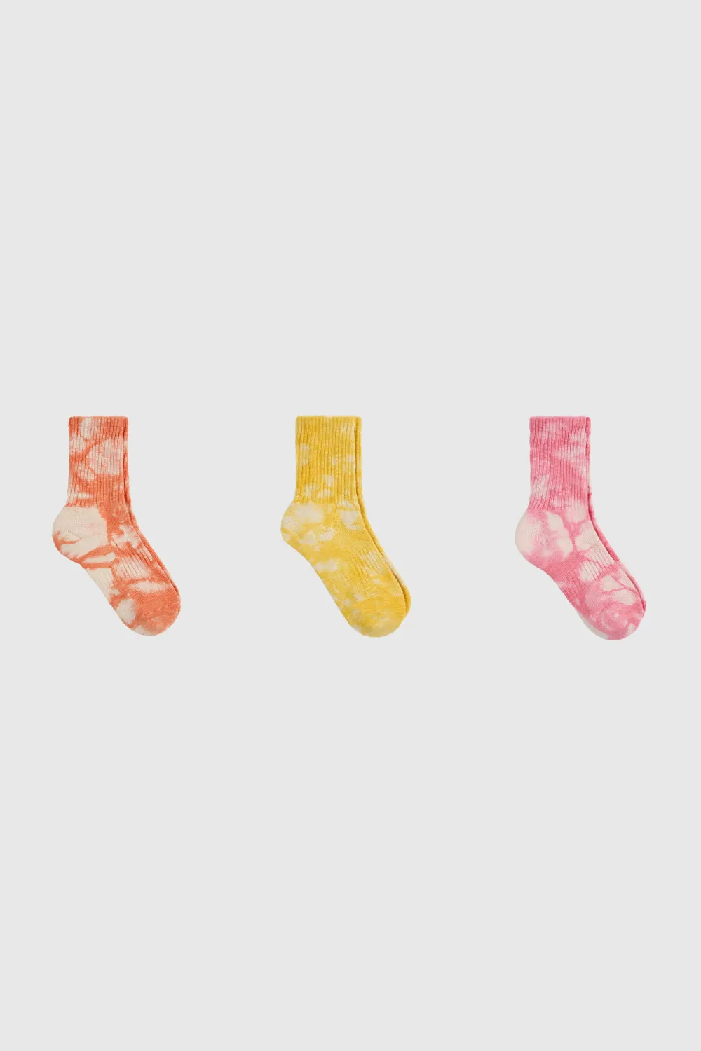 Pastel Tie Dye Socks - Three Pack