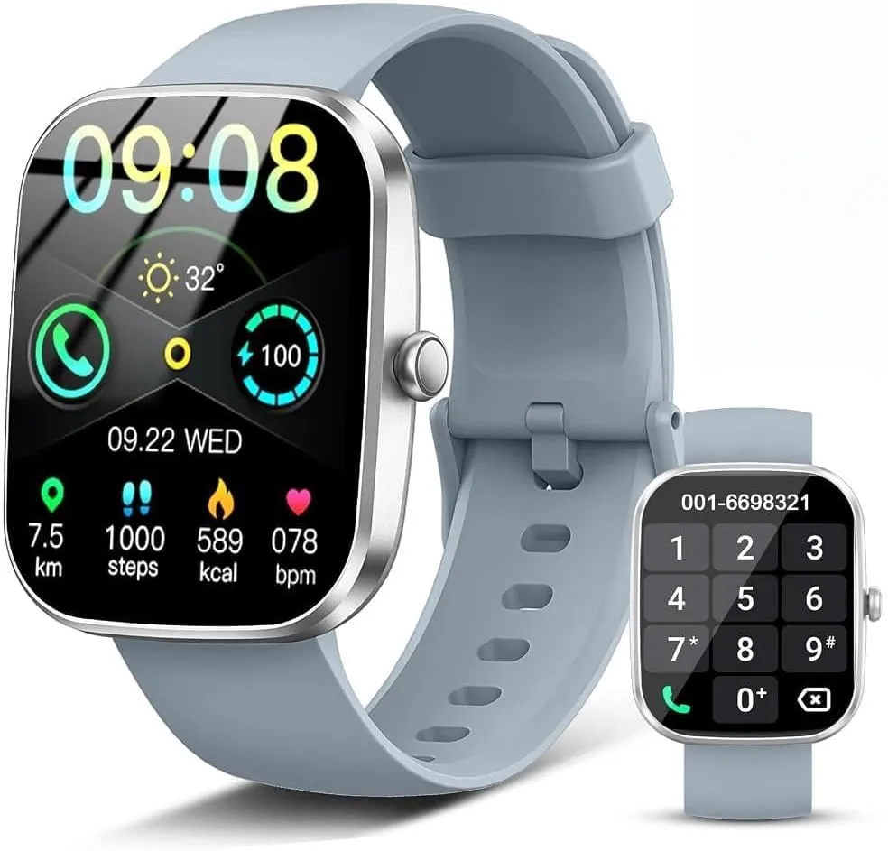 Smart Watch for Women Men, Alexa Built-in, Smartwatch for iPhone & Android Bluetooth Call, 1.91