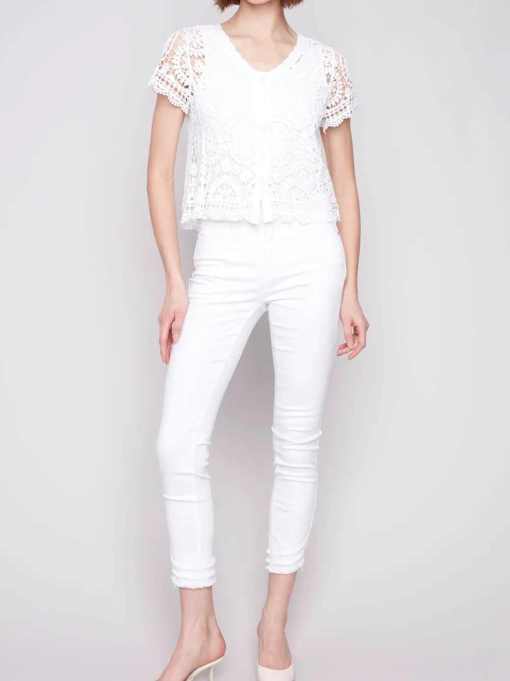 Versatile Girlish Artistic Hollow Top