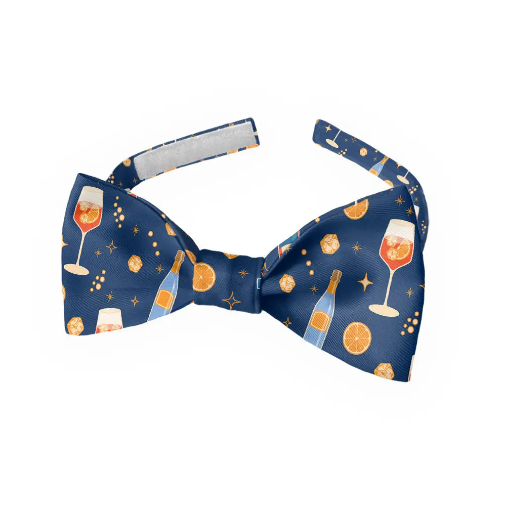 Aperol Spritz Pattern Bow Tie