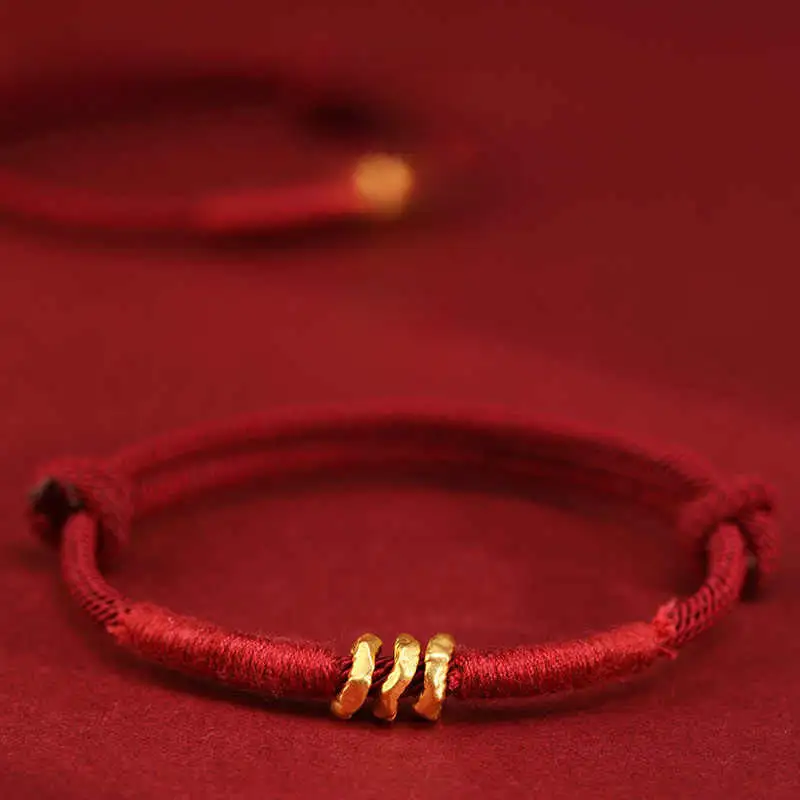 Ring Design Handmade Braided Rope Bracelet Anklet