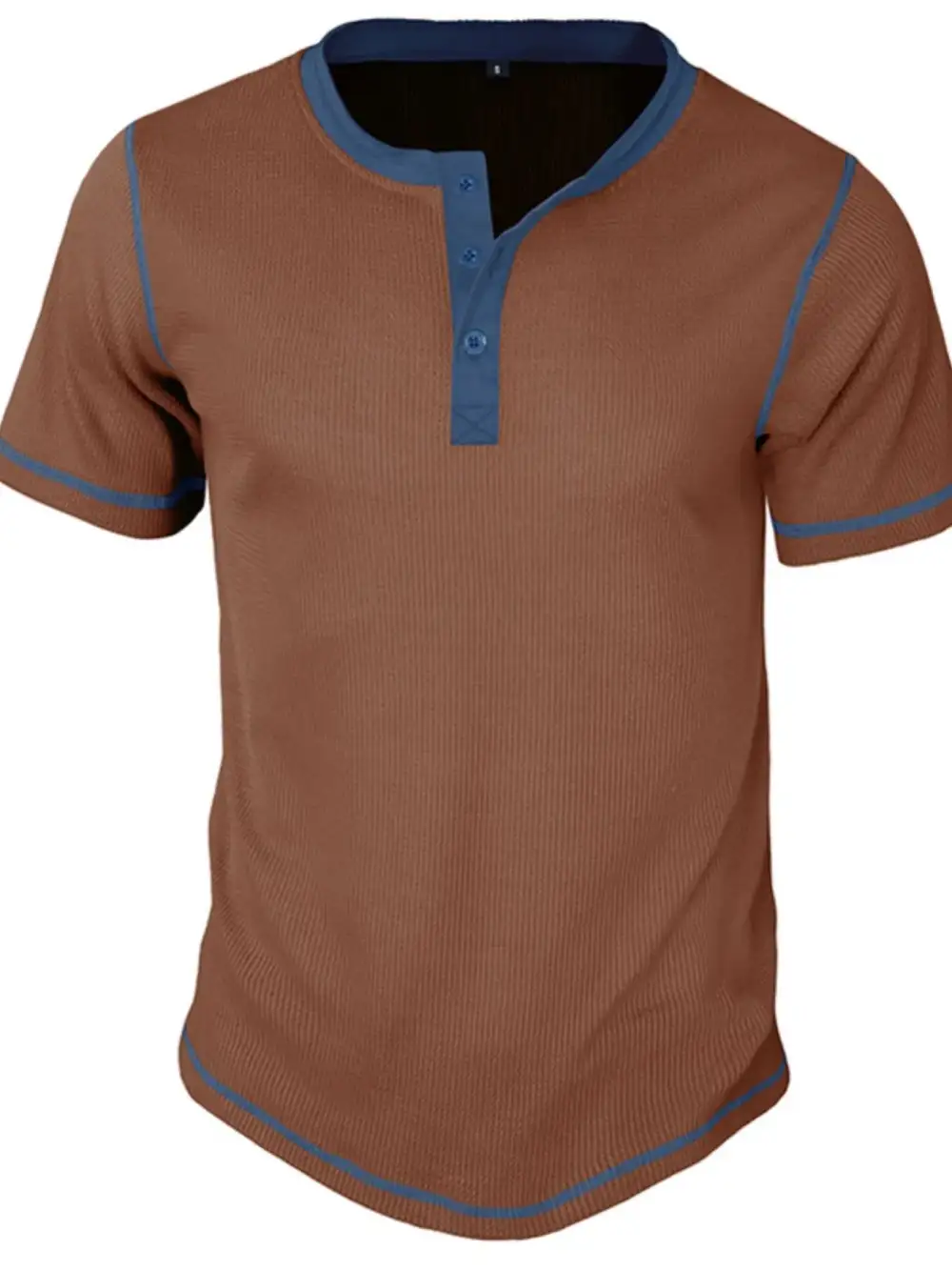 Clean Contrast Detail Collared Polo Shirt
