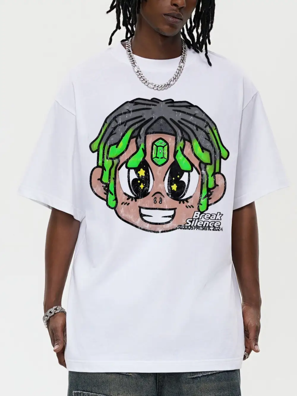 Cotton Oversized Graphic T-Shirt