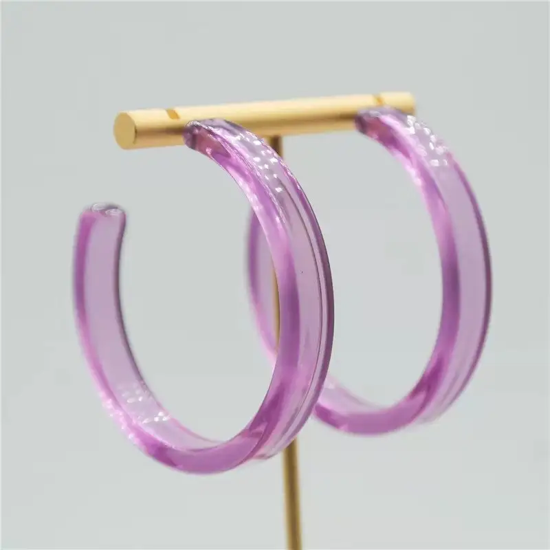Vintage Acrylic Statement Earrings