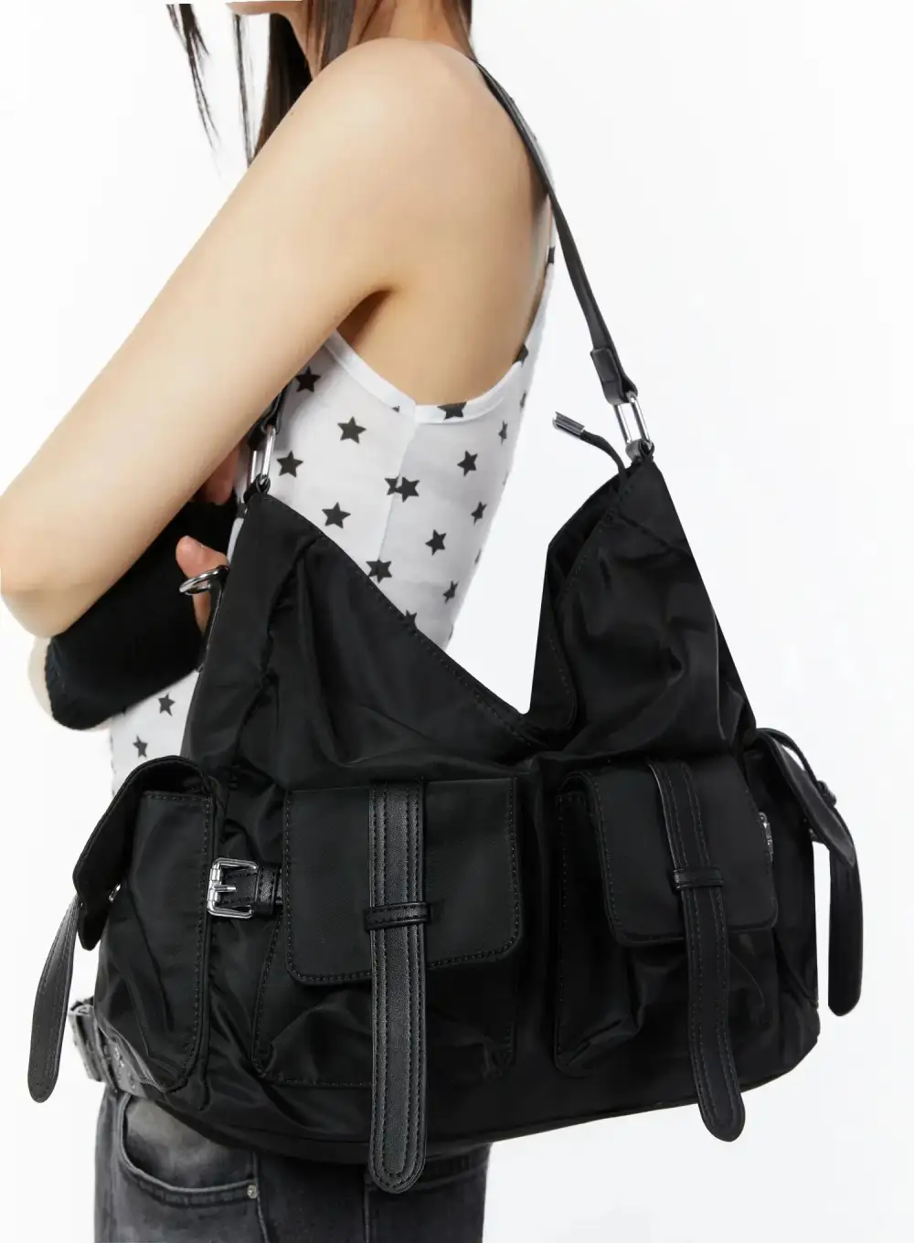 Urban Utility Pocket Shoulder Bag