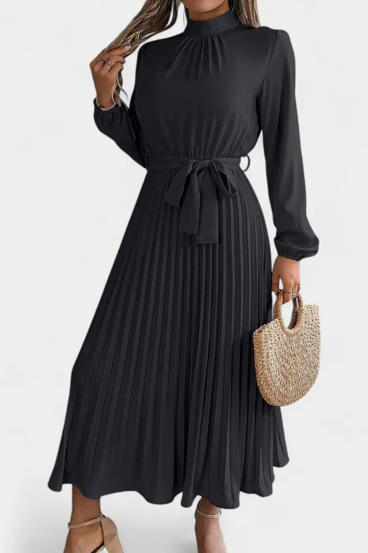 Pleated Casual Dress