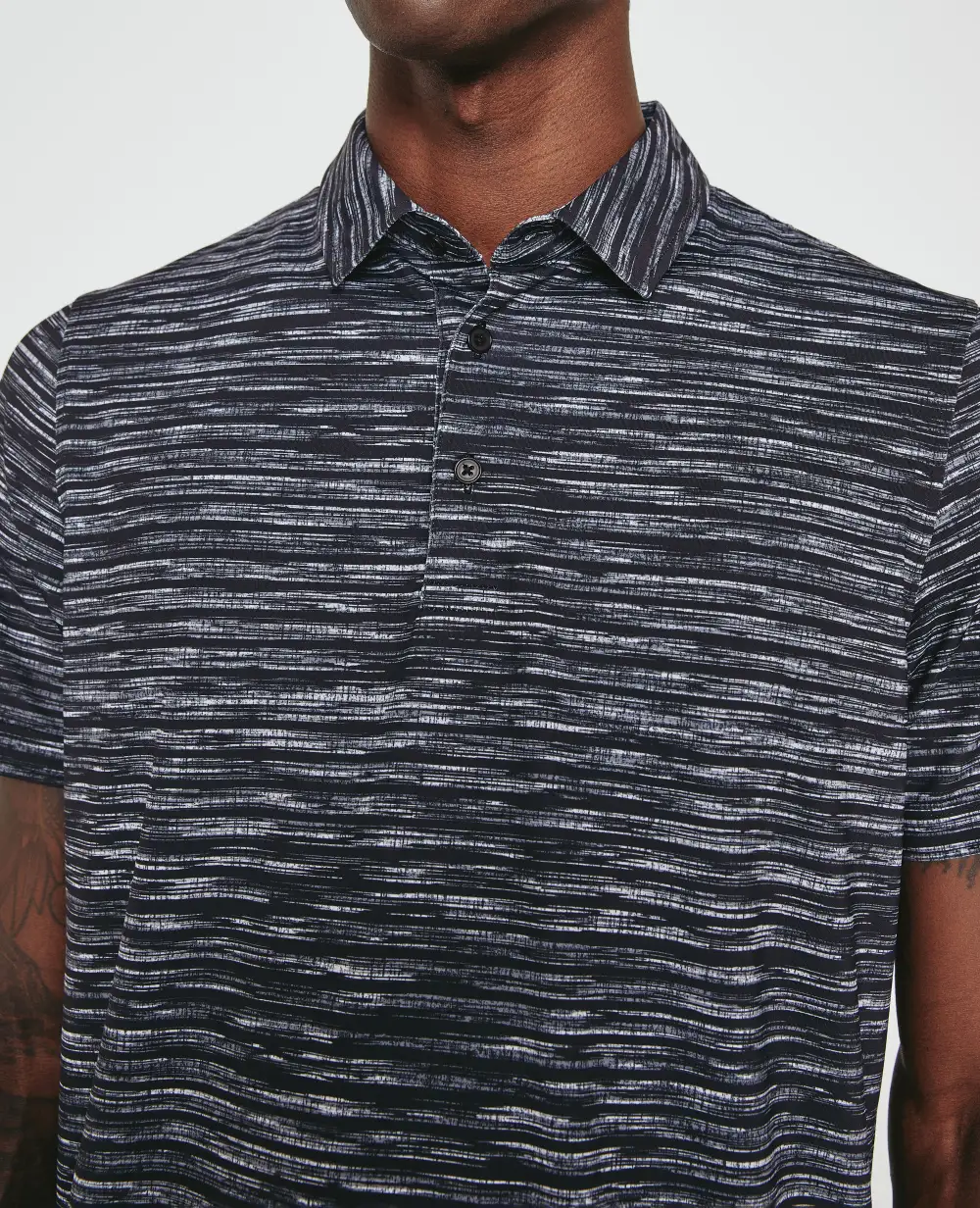 Men's Button Placket Polo Shirt