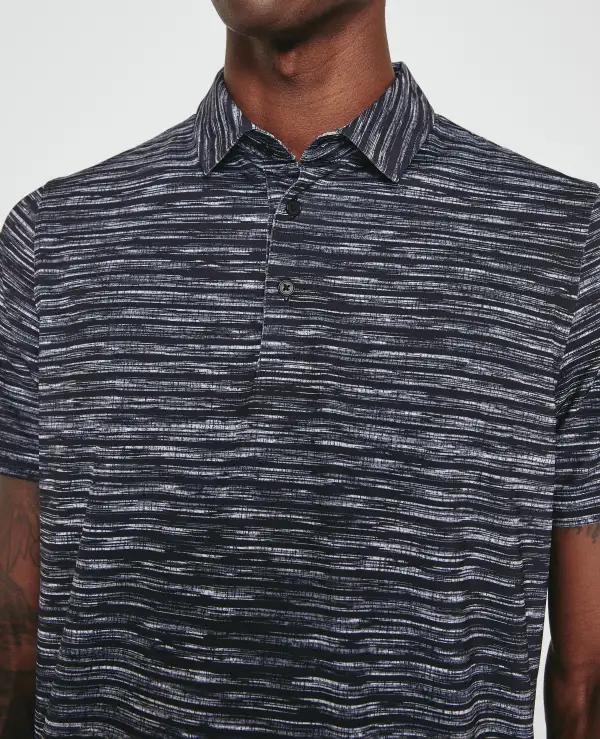 Men's Button Placket Polo Shirt