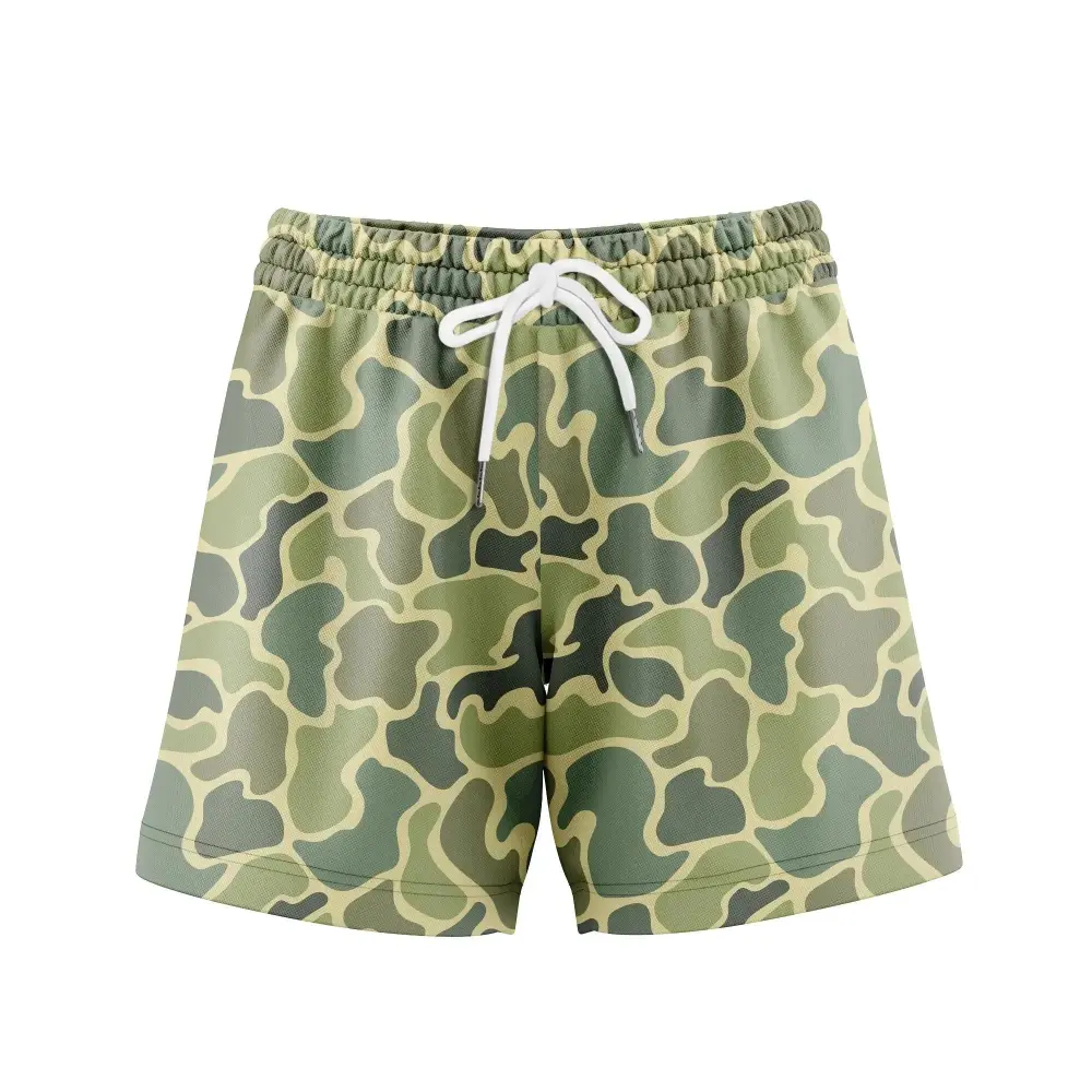 Men's Camo Camo Shorts With 5 Inch Inseam