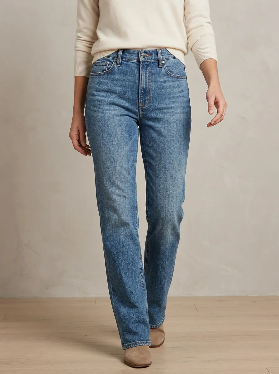 Relaxed High-Rise Denim Denim Jeans