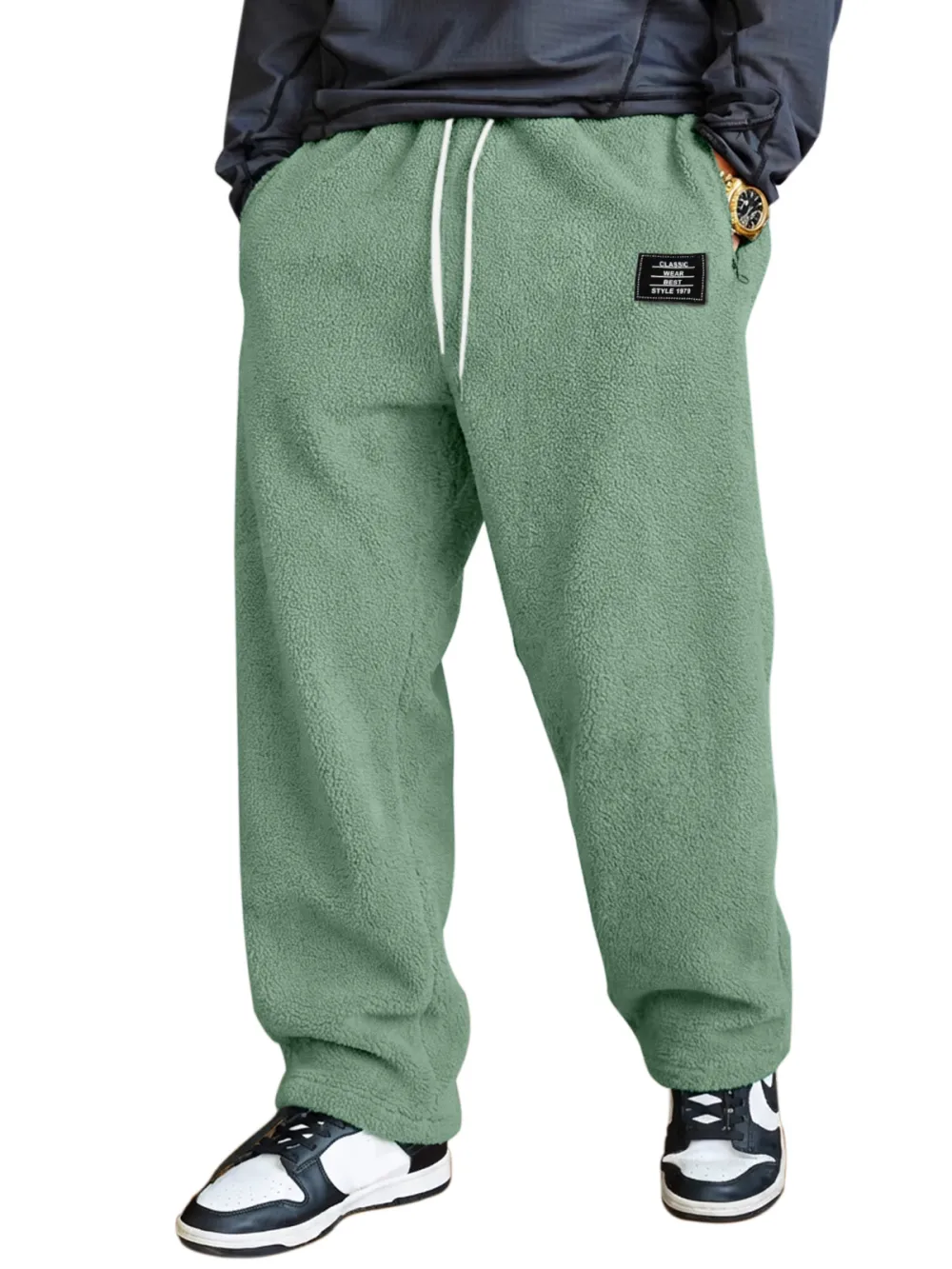 Straight Leg Relaxed Trousers