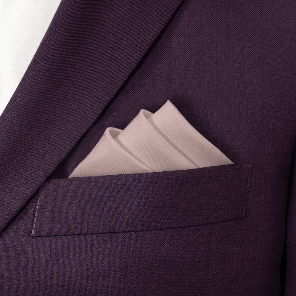 Graceful Formal Solid Pocket Square