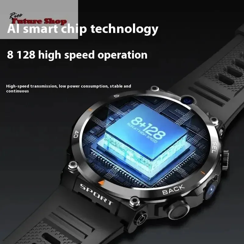 Multifunctional smartwatch with dual cameras