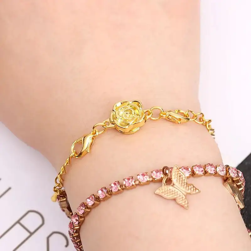 Little Rosebud Clip-On Magnetic Clasp
