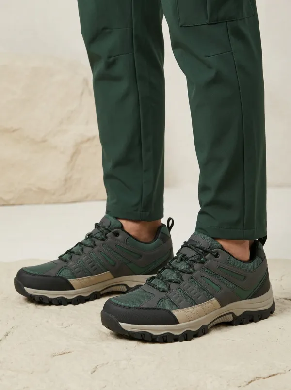 Men's Everyday Outdoor Hiking Trekking Mesh Printed Outdoor Shoes