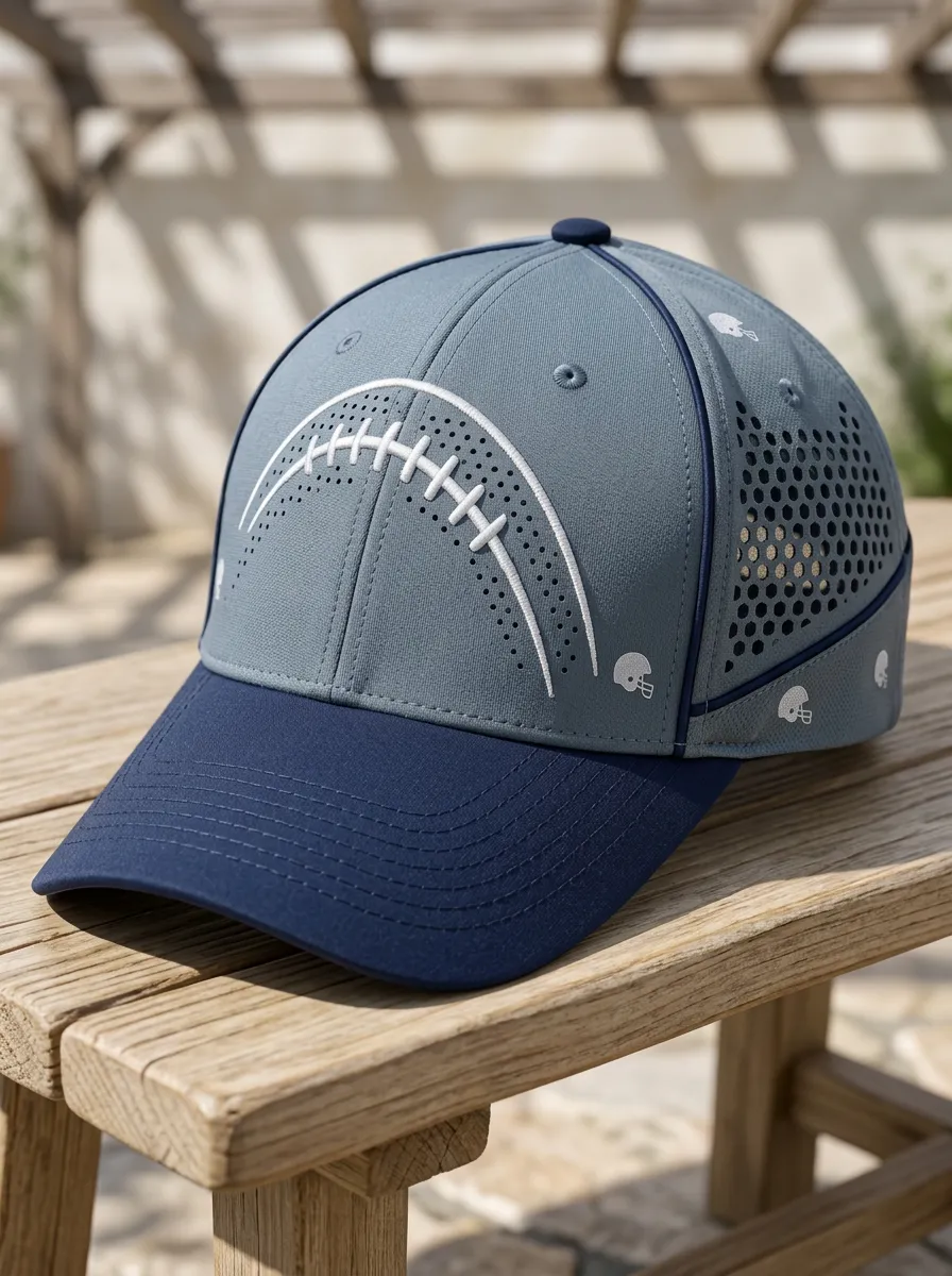 Men's Football Fan Helmet Pattern Printed Cap