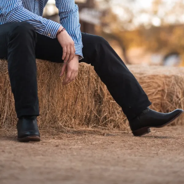 Men's Smooth Leather Everyday Ankle Boots