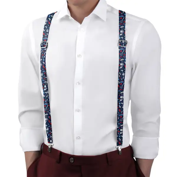 Scenic Emblem Suspenders