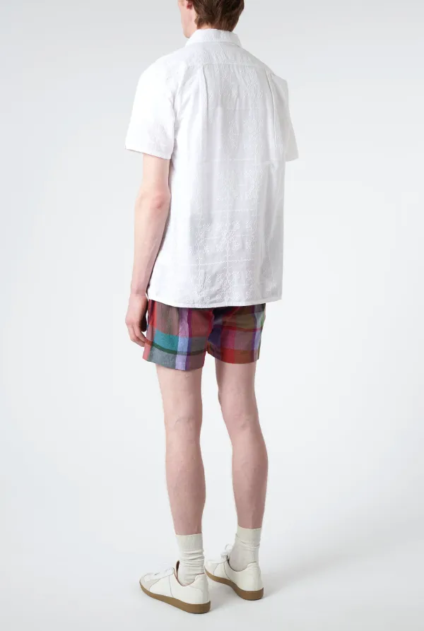 Men's Open Collar Short Sleeve Shirt