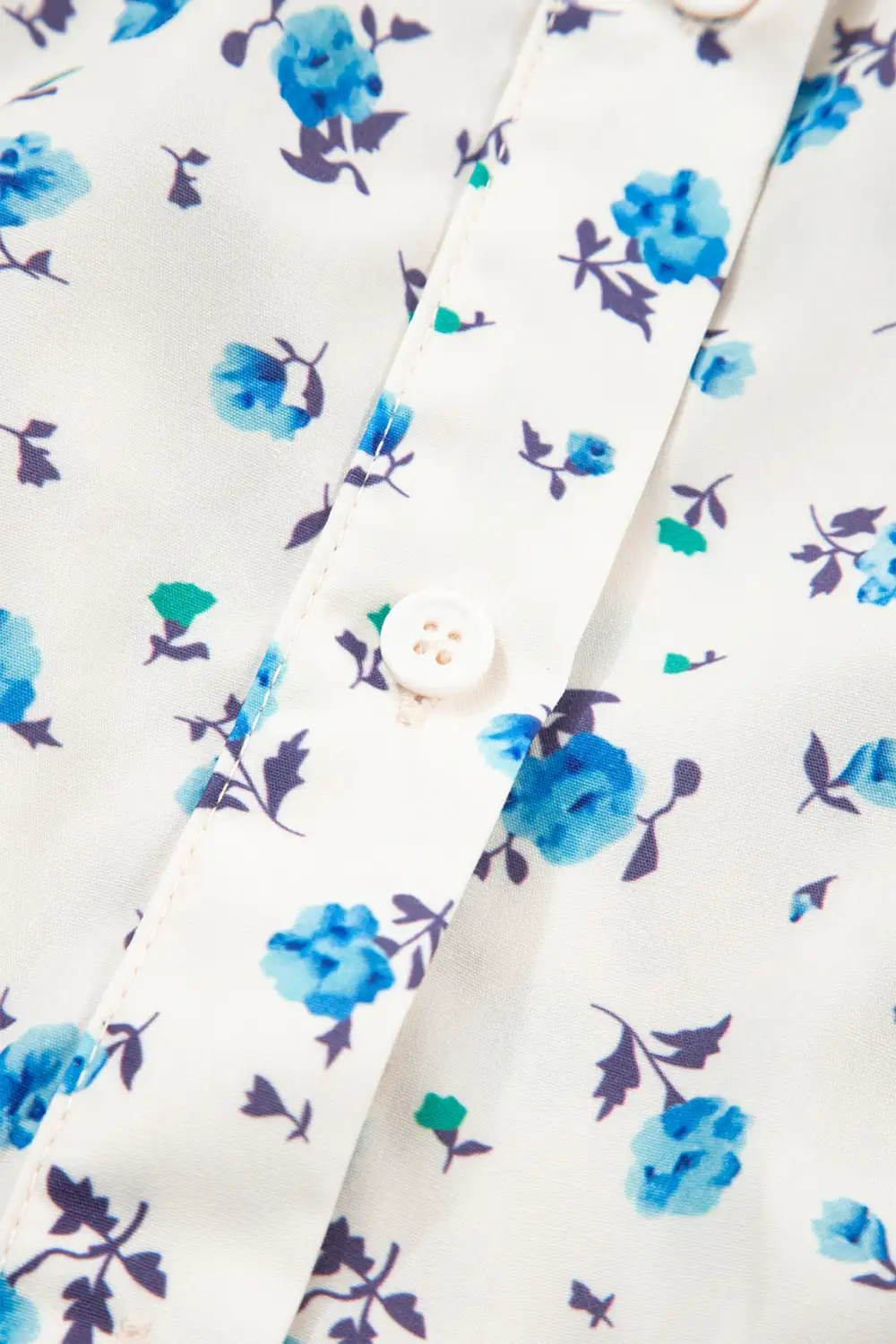 Everyday Floral Puff Sleeve Short Sleeve Shirt Blouse