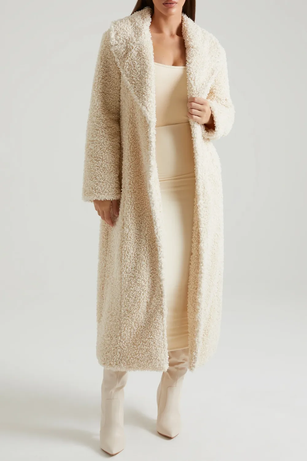 Soft And Wide Casual Long Warm Coat