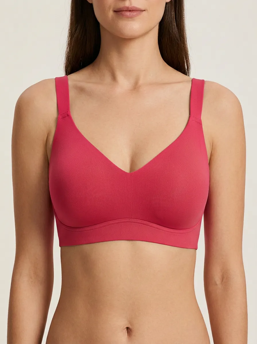 Classic V-Neck Wireless Bra
