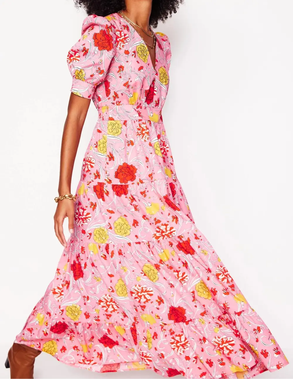 Bella Puff Sleeve Maxi Dress