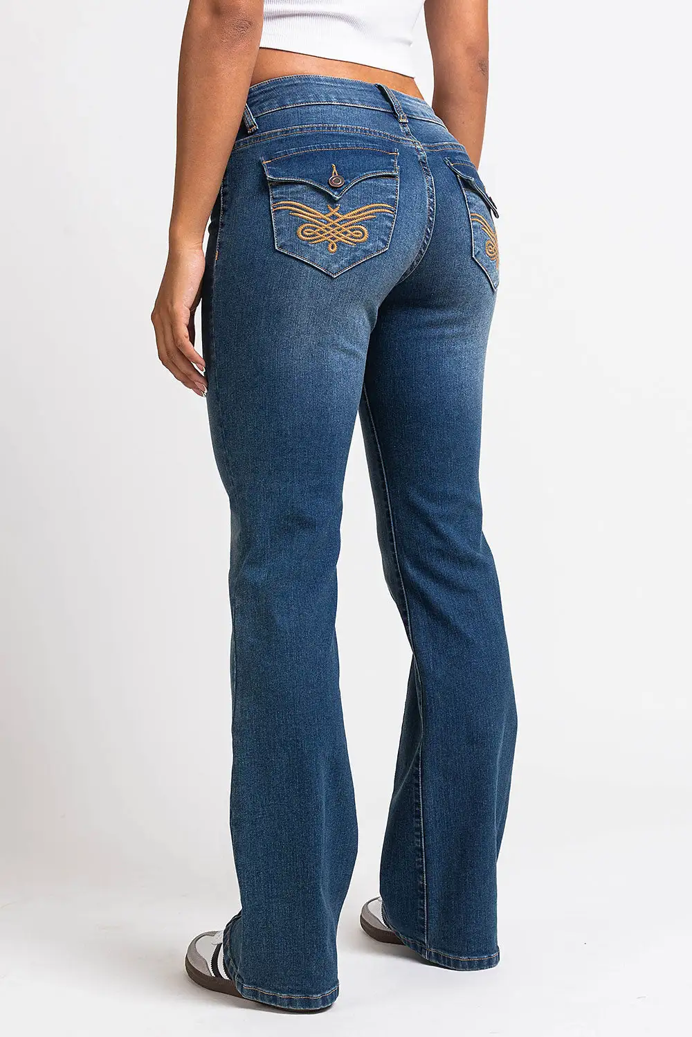Easy Style Low Rise Bootcut Jeans