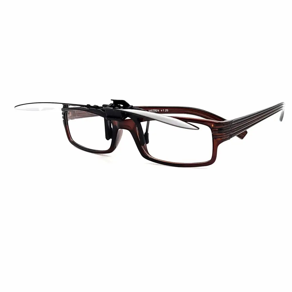 58mm Polarized Flip-Up Clip-On Sunglasses