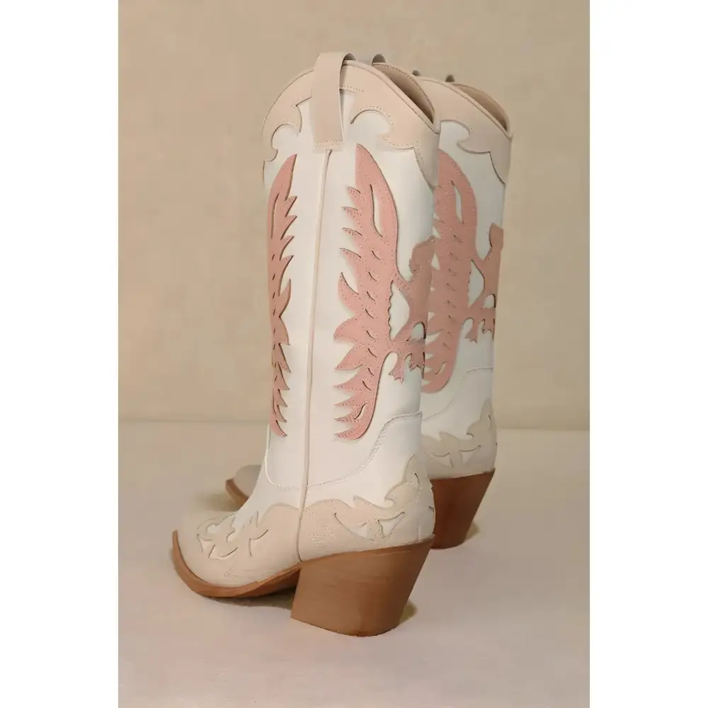 Idaly Mid-Calf Cowgirl Boots