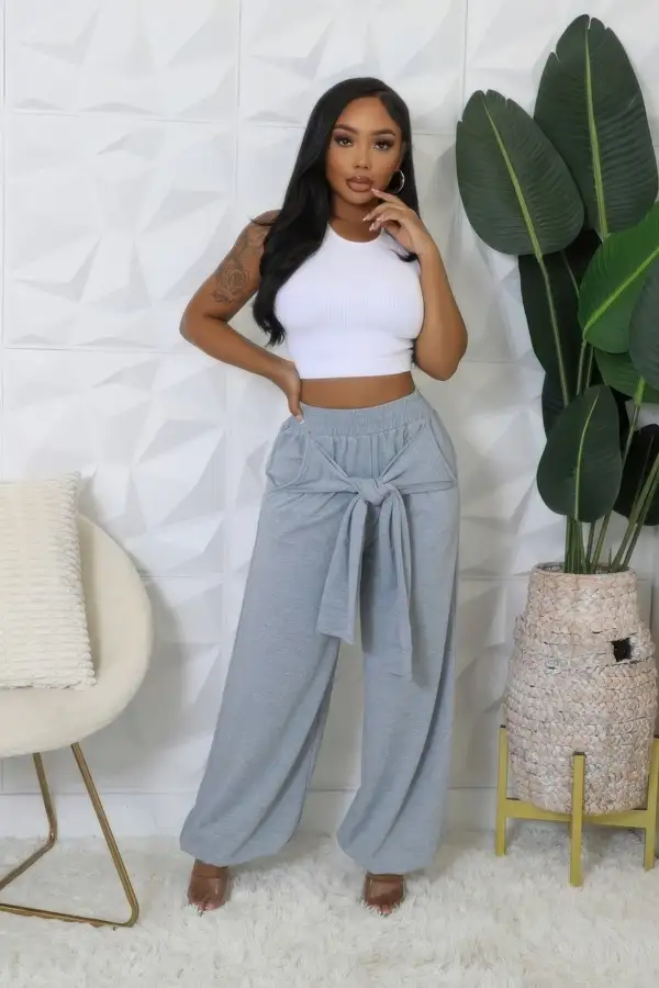 High Waisted Stretch Pants