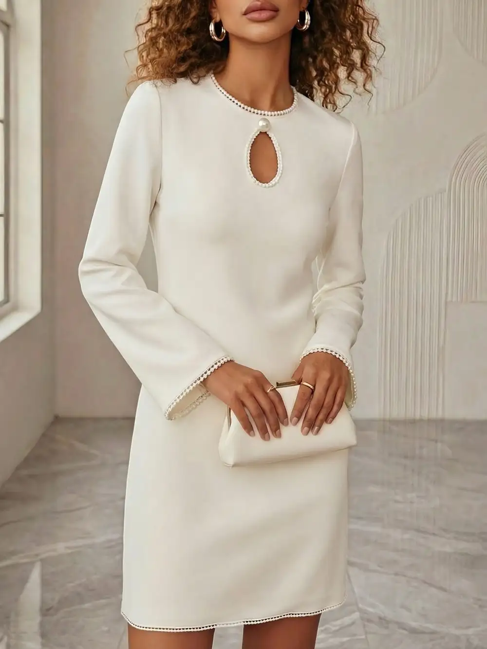 Keyhole Mini Dress