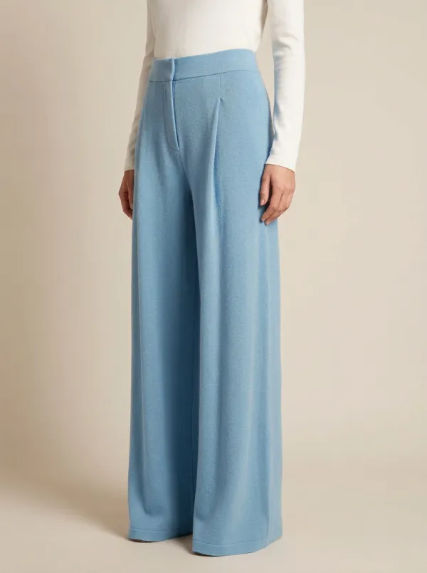 Contemporary High Rise Wide Leg Pants