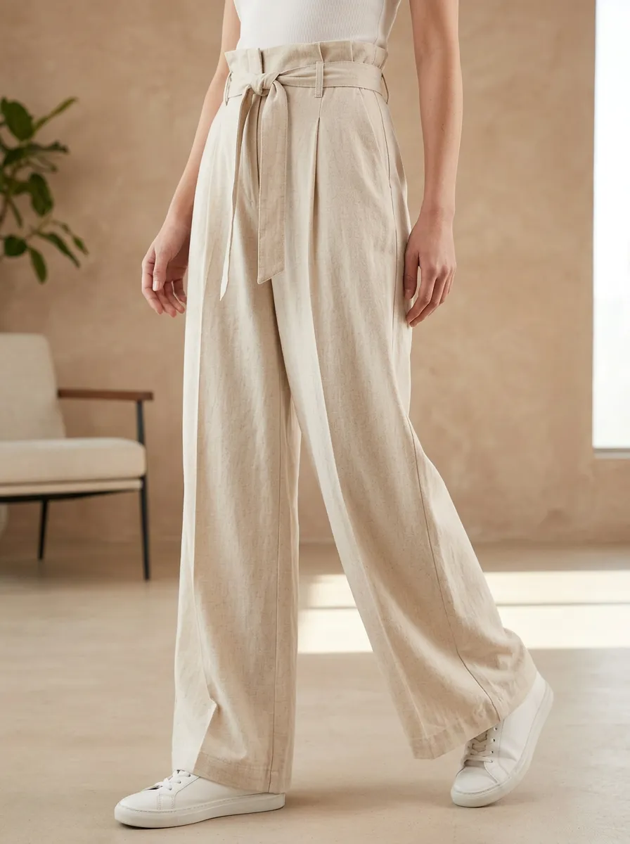 Easy-Wear Wide-Leg Casual Wide Leg Pants