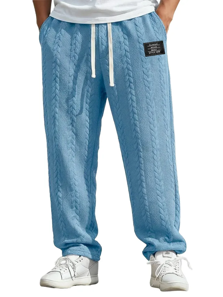 Jacquard Pocket Relaxed Trousers