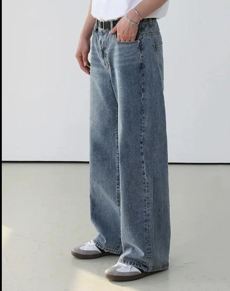 Faded Thigh Regular Fit Jeans