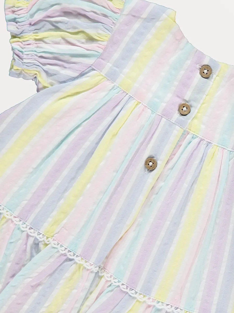Pastel Striped Dress