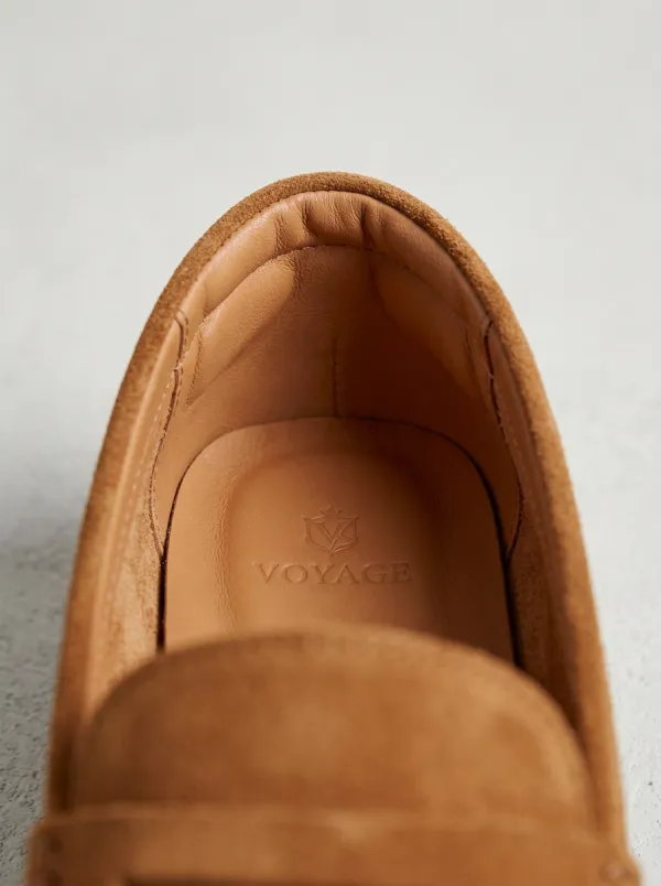 Women's Outdoor Minimalist Suede Wood Sole Loafers