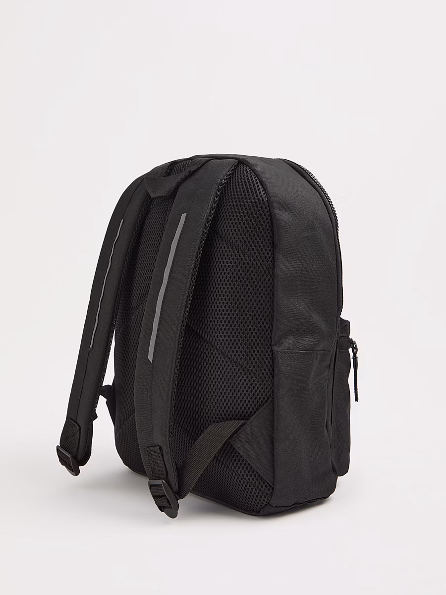 Black Reflective Backpack detail 2