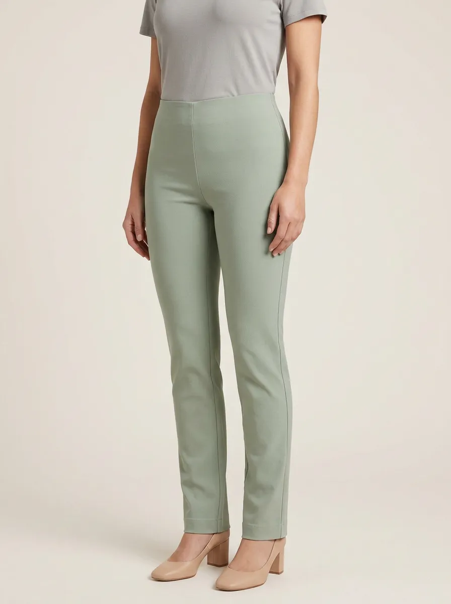 Everyday Mid-Rise Stretch Pants