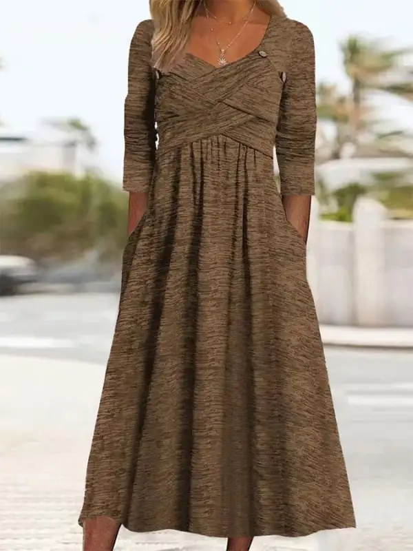 Women'S Casual Waist Dress